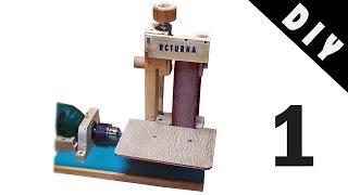 Drill Powered Belt Sander making Part#1