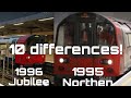 Jubilee VS Northen Line| 10 Differences between the 1995 and 1996 stock