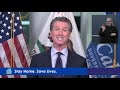 watch governor newsom delivers update on coronavirus response in california