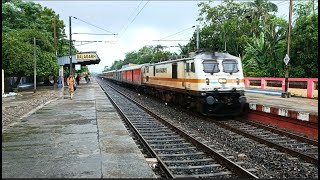 Dangerous Wap7 Lead Aggressive Puri-kamakhaya Express Furious Skipped At Balagarh Station