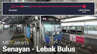 Senayan to Lebak Bulus Grab | MRT Jakarta