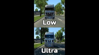 Euro Truck Simulator 2 - Low vs Ultra Graphics