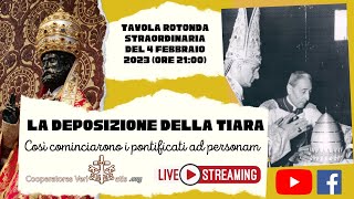 La deposizione della Tiara. Così cominciarono i pontificati ad personam