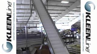 Flighted Belt Incline Conveyor Equipment \u0026 System