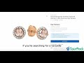 elegant round morganite u0026 white diamond halo stud earrings review