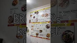 📍 BROTHER's kebab asli lebanon , condet  💰20k- 35k / porsi    📈 6,5/ 10  #kebab