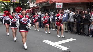 赤羽馬鹿祭り 2016年 音楽パレード 武蔵野中学高等学校 マーチングバンド部 チアリーディング部