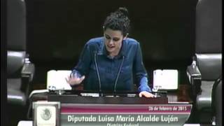 Dip. Luisa Alcalde (Morena) - Sistema Nacional Anticorrupción (En Contra)