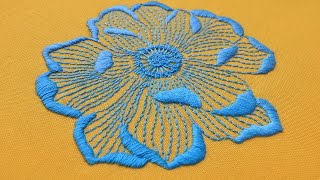 Master The Art Of Hand Embroidery With This Flower Design