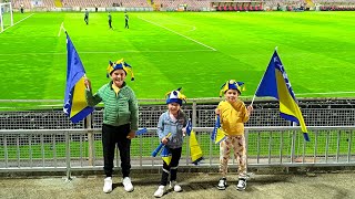 PRVI PUT NA STADIONU 💙💛- Ajman\u0026Ajlan\u0026Ajla