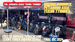 THE FIGHTER INDO❗Grebek Paddock TEKNO TUNNER, Full Motor Bledosan FFA - FINAL IDC 2024