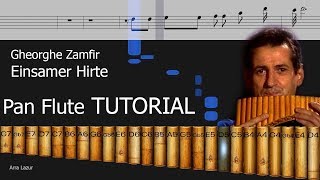 Gheorghe Zamfir - Einsamer Hirte (Pan Flute TUTORIAL)