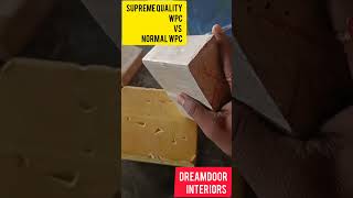 Supreme Quality WPC VS Normal Quality wpc  Strength test