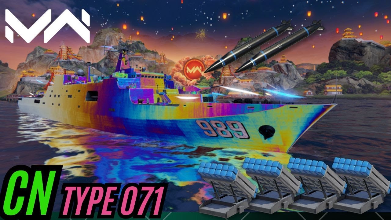Cn Type 071 Combo With Grenade Launchers Trg And Mako Missile