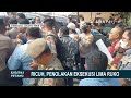 eksekusi 5 ruko di jatinegara ricuh aksi saling dorong dengan polisi terjadi