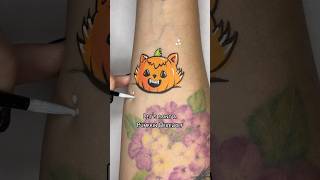 🎃🐺 a Pumpkin Werewolf Mashup #pumpkin #werewolf #mashup #halloween #facepaint