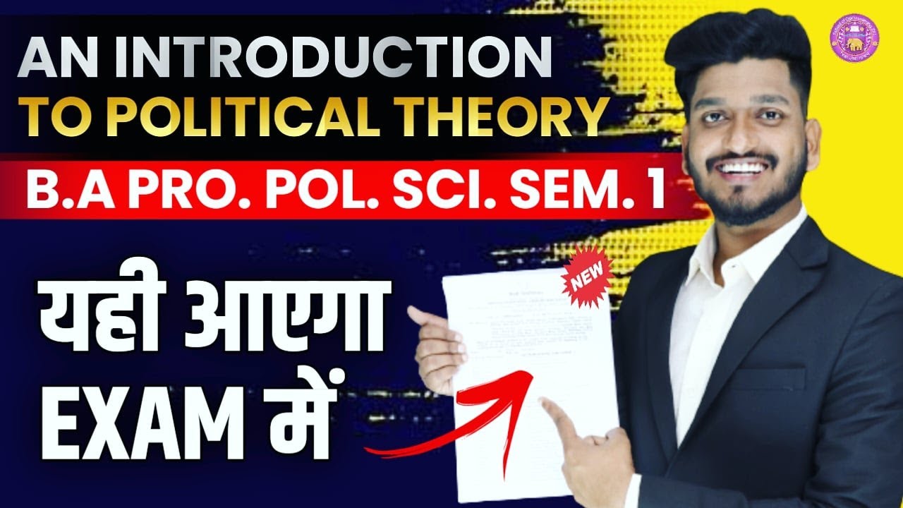 B.A Program Semester 1st Political Science Introduction To Political ...