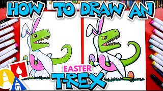How To Draw A Funny T-Rex Bunny