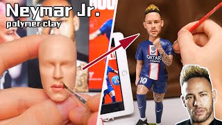 Neymar Jr. | How to make Neymar out of clay【Clay producer Leo】