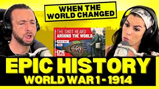THE WORLD LOOKED SO DIFFERENT! First Time Reaction To World War 1 (Part 1) - 1914 Epic History!