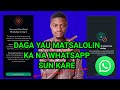 yandda zaka gyara WhatsApp banned da kuma/you need the official whatsapp to log in