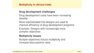 Key Multiplicity Issues in Clinical Trials I (Introduction)