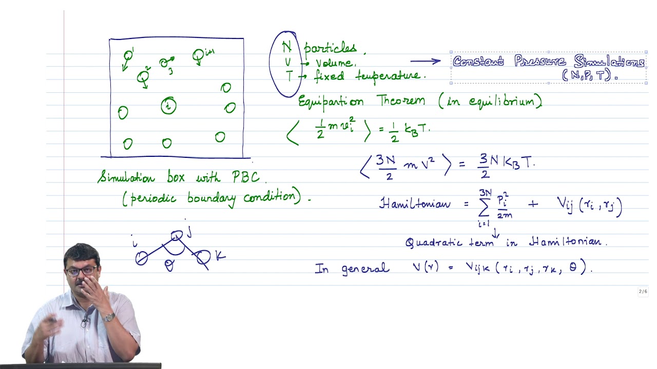 Mod11lec46-MOLECULAR DYNAMICS INTRODUCTION - PART 01 - YouTube