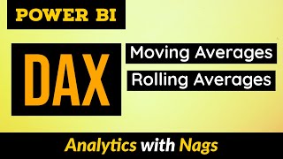 Moving Averages / Rolling Averages in Power BI DAX Tutorial (28/50)