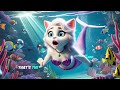 the little mermaid rises tsunami🧜‍♀️🌊for captain cat 😿 cat catlover catvideos acat aicat ai