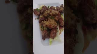 Salted egg Pork ribs#food#youtubeshorts#shortvideos@cherrymukbangasmr