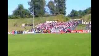 Rot-Weiss Essen II -- Wuppertaler SV 0:2-Sieg(esfeier) im WSV-Block