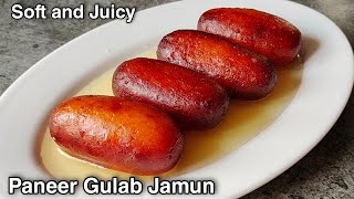 Paneer Gulab Jamun | Perfect Soft Juicy Gulab Jamun With Paneer | Easy Gulab Jamun | Pantua Recipe