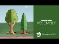 SVG File - Village Trees - Assembly Tutorial (For Cricut, Silhouette, and ScanNCut)