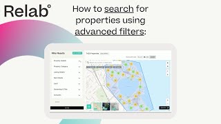 Relab Premium - How to search for properties using advanced filters (3 of 5 in series)