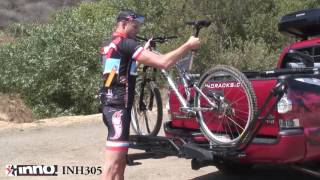 Inno INH305 Tire Hold Hitch platform bike rack demonstration