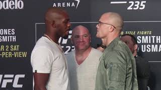 UFC 235 Media Day: Jon Jones vs. Anthony Smith Face Off