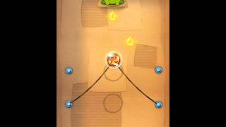 Cut the Rope Cardboard Box Level 21 (3 Stars)