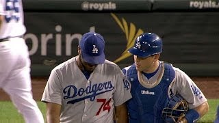 LAD@KC: Jansen shuts the door with a strikeout