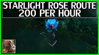 WoW Legion Starlight Rose Farming Route - 200 Per Hour - 20,000 Gold/Hour