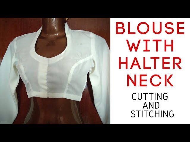 Halter Neck Blouse Cutting Pattern Buy Halter Neck Blouse Sewing