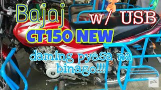 Bajaj Ct150 New model with USB charger : mga pyesang binago