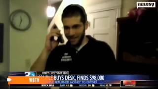 Man Finds 98K In Desk Bought on Craigslist