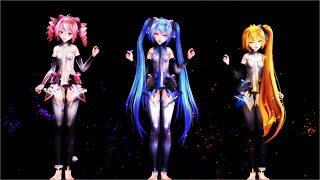 【MMD】Tears　ミク ネル テト / Miku Neru Teto