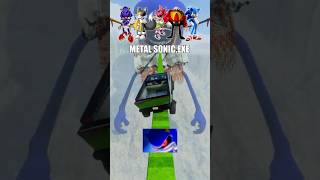 Sonic.EXE Car Jump Challenge For Sonic.EXE , Tails.EXE and Amy.EXE #shorts #sonic #beamngdrive