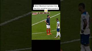 englend vs France 1.2 freekick😮🥺🥺💔💔#davidbeckham #beckham #legend #rashford