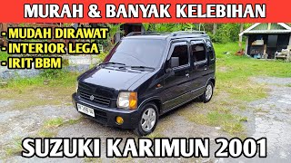 MOBIL BEKAS DIJUAL SUZUKI KARIMUN KOTAK 2001 MANUAL NYAMAN IRIT BBM