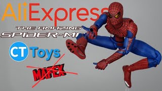 New CT TOYS The Amazing SPIDER-MAN Mafex No.001 Bootleg AliExpress Knock-Off Movie Action Figure