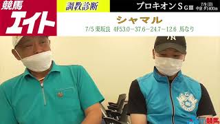 【競馬エイト調教診断】プロキオンＳ（柳＆稲垣）