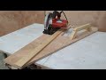 Make a Circular Saw Guide I DIY Circular Sawcut Jig