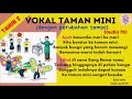 VOKAL TAMAN MINI (AUDIO 78) - DENGAN PERUBAHAN TEMPO | PEND. MUZIK TAHUN 2